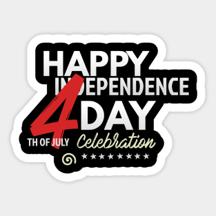 4th of July Independence Sticker